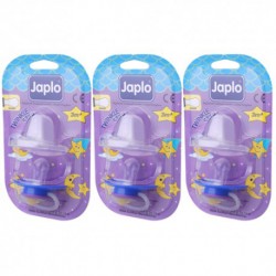 Japlo Twinkle Star Cherry Pacifier  - 1 pcs x 3 Blister Cards (3 Blister Cards in 1)