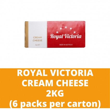 JG Royal Victoria Cream Cheese 2kg (6 packs per carton)
