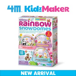 4M KidzMaker / Glitter Rainbow Snowdomes