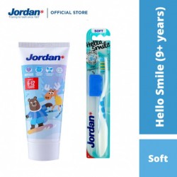 (Bundle) Jordan Step 4 Teen HS w Cap + Toothpaste 75g (6-12 Yrs)