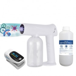 (Special Bundle Deal) Joylee R&P Disinfectant Spray Machine + 1L Hand Sanitizer + Medical Pro Fingertip Pulse Oximeter