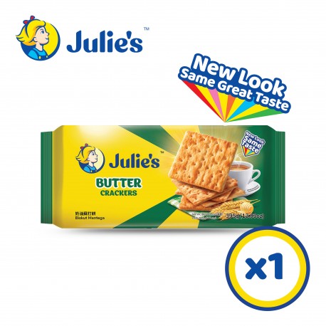 Julie's Butter Crackers 395g x 1 pack