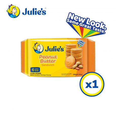 Julie's Peanut Butter Sandwich 180g x 1 pack