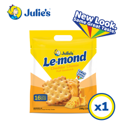 Julie's Le-mond Cheddar Cheese Puff Sandwich 288g x 1 pack