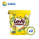 Julie's Love Letters Lemon 705g x 2 tubs