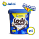 Julie's Tubs Fair Love Letters Lemon 705g & Vanilla 705g Twin Pack