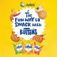 Julie's Buttons Cheezy Cheddar Crackers 80g​ x 1 pack