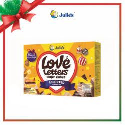Julie's Love Letters Wafer Cubes Assorted 180g (Season's Greetings)