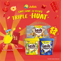 Julie's CNY Love Letters Triple "Huat"