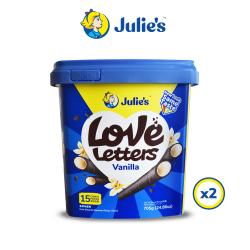 Julie's Love Letters Vanilla 705g x 2 tubs