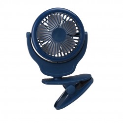 Stroller Mini Rechargeable Fan MZL22 Blue