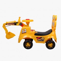 Otomo Kids Excavator Push car PC619 Yellow