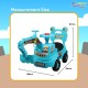 Otomo Kids Excavator Push car PC619 Blue