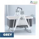 Otomo 3 in 1 Multi-functional Swing Electric Baby Bouncer Crib Sleeping Baby Cradle Crib Bluetooth Portable Swing BJJ918 GREY