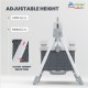 Otomo 3 in 1 Multi-functional Swing Electric Baby Bouncer Crib Sleeping Baby Cradle Crib Bluetooth Portable Swing BJJ918 GREY