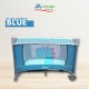 Otomo Baby Cot 2 Level Portable Bed Playpen Travel Cot Baby Cot Baby Bed Mattress Katil Bayi Foldable Cradle CB01 BLUE