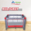 Otomo Baby Cot Portable Baby Bed Travel Cot Baby Crib Katil Bayi CB01A RED