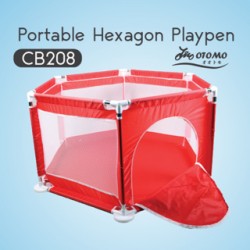 Otomo Children Hexagon Playtent Playard Playpen CB208 RED