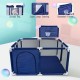 OTOMO Baby Playpen Children Pagar Baby Safety Baby Playpen Fence Activity Center Game Sturdy Guard Pagar Baby CB2081 BLUE