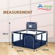 OTOMO Baby Playpen Children Pagar Baby Safety Baby Playpen Fence Activity Center Game Sturdy Guard Pagar Baby CB2081 NAVY