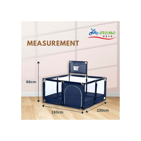 OTOMO Baby Playpen Children Pagar Baby Safety Baby Playpen Fence Activity Center Game Sturdy Guard Pagar Baby CB2081 NAVY