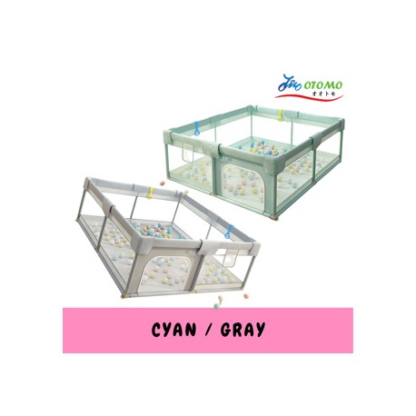 Otomo Baby Large Playpen Play Fence Play Pen Safety Playpen Children Safety Playpen Kids Playpen Yard Gate.KN280 GREEN