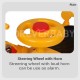 Otomo Kids Excavator Push Car with Gliding Engineering Music XFC118 YELLOW