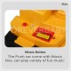 Otomo Kids Excavator Push Car with Gliding Engineering Music XFC118 YELLOW