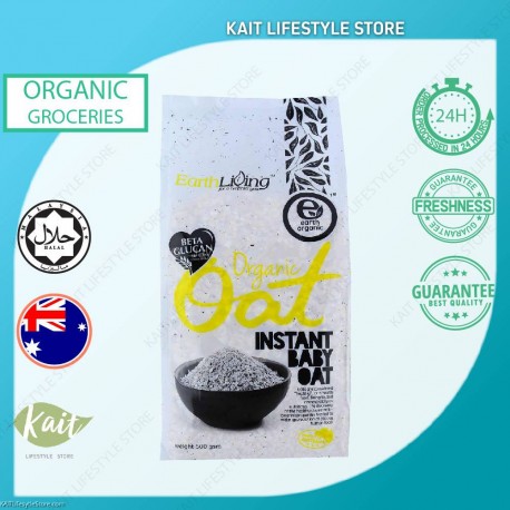 Earth Living Organic Instant Baby Oat (500gm x 3) - Trio Combo