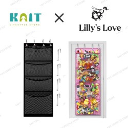 LILLY\'S LOVE Over Door Stuffed Animal Toy Storage Hanging Organizer