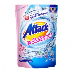 Attack Liquid Detergent plus Softener (LATS) (1400g)