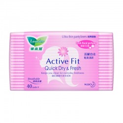 Laurier Pantyliner Active Fit Fresh Floral Perfume (40s)