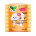 Laurier Pantyliner Active Fit Fresh Fruity Perfume (20s)