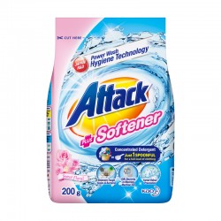 Attack Detergent Plus Softener Sweet Floral Concentrate Detergent Powder (ATS) (200g)