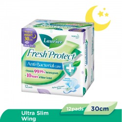 Laurier Fresh Protected Ultra Slim 30cm (12s)