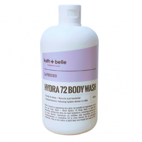 Kath + Belle Hydra 72 Body Wash Lavender 400ml