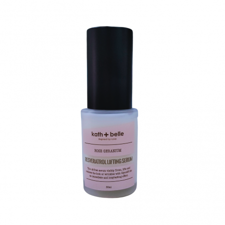 Kath + Belle Resveratrol Lifting Serum Rose Geranium 30ml