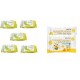 K-MOM Organic Baby Wipes 30s x 5 Packs + Free 10pcs Wet Tissue 2 Packs