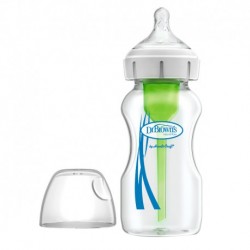 Dr Brown's  Glass Wide-Neck OPTIONS+ Baby Bottle 9oz/270ml (1pack)