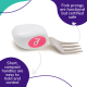 Doddl Children's Spoon, Fork, Knife for Toddler Mealtime and Self Feeding (Magenta)