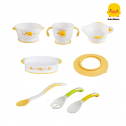 Piyo Piyo Slip-proof Tableware Set