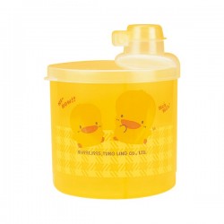 Piyo Piyo Semi-Transparent Four-case Milk Powder Dispenser (Large)