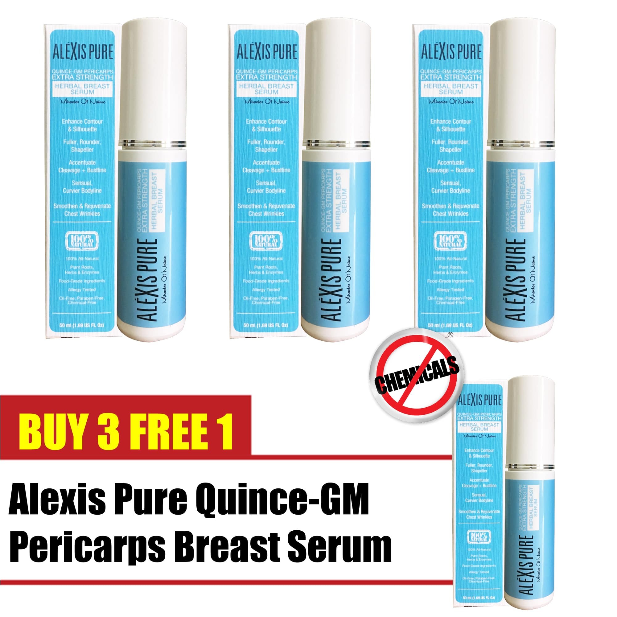 Alexis Pure Quince GM Pericarps Breast Enlargement Serum Increase