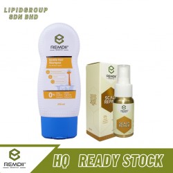 (Combo Set) Remdii Gentle Hair Shampoo (250ml) + Remdii Sensitive Scalp Repair Spray (30ml) for Sensitive Scalp and Eczema