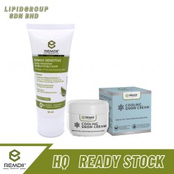 (Combo Set) Remdii Sensitive Intensive Moisturising Cream (50g) + Remdii Cooling Snow Cream (30g) for Eczema
