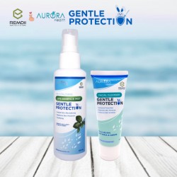 Remdii Aurora Revistalising Life Essence Mist (100ml) + Gentle Protection Anti-Bacterial Facial Cleanser (60ml)