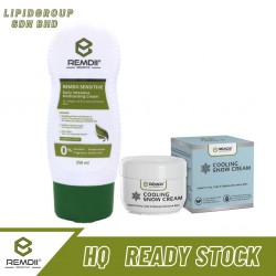 (Combo Set) Remdii Sensitive Intensive Moisturising Cream (250g) + Remdii Cooling Snow Cream (30g) for Eczema