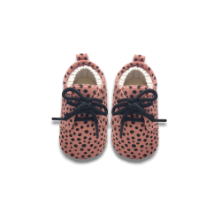 Baby Sneakers - Black Dots