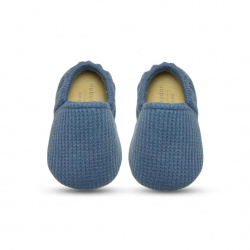 Baby Slip On- Waffle Blue