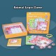 Little B House Logic Thinking Jungle Animal Logic Game Jigsaw Puzzle Children Puzzle Box - BT226